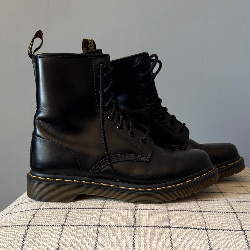 Dr. Martens 1460 The Original Smooth Leather Lace Up Boots